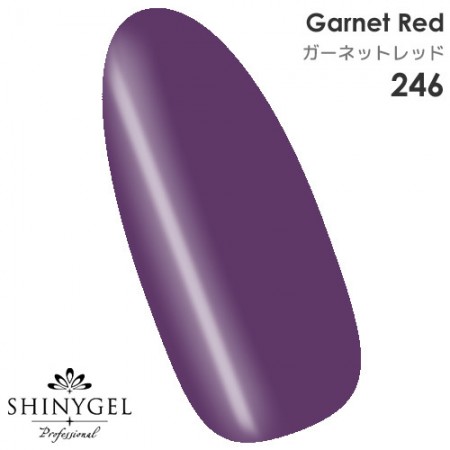 SHINYGEL Professional 色膠－246 Garnet Red